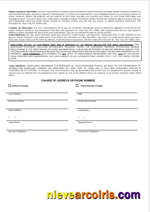 USA Bank of New York Mellon bank mortgage statement 3